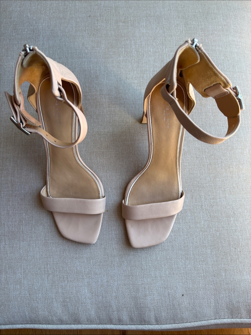 rag & bone Blush Ankle-Strap Block Heel Sandals